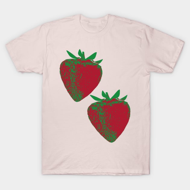 Strawberries T-Shirt by JimT